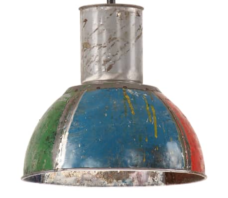 vidaXL Industrial Hanging Lamp 25 W Multicolour Round 28.5 cm E27