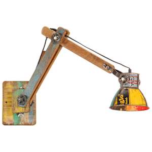 Nástěnná lampa industriální styl vícebarevná kulatá E27 - obrázek 1