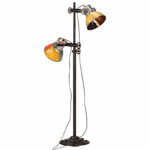 Stojací lampa se 2 stínidly vícebarevná E27 - obrázek 3