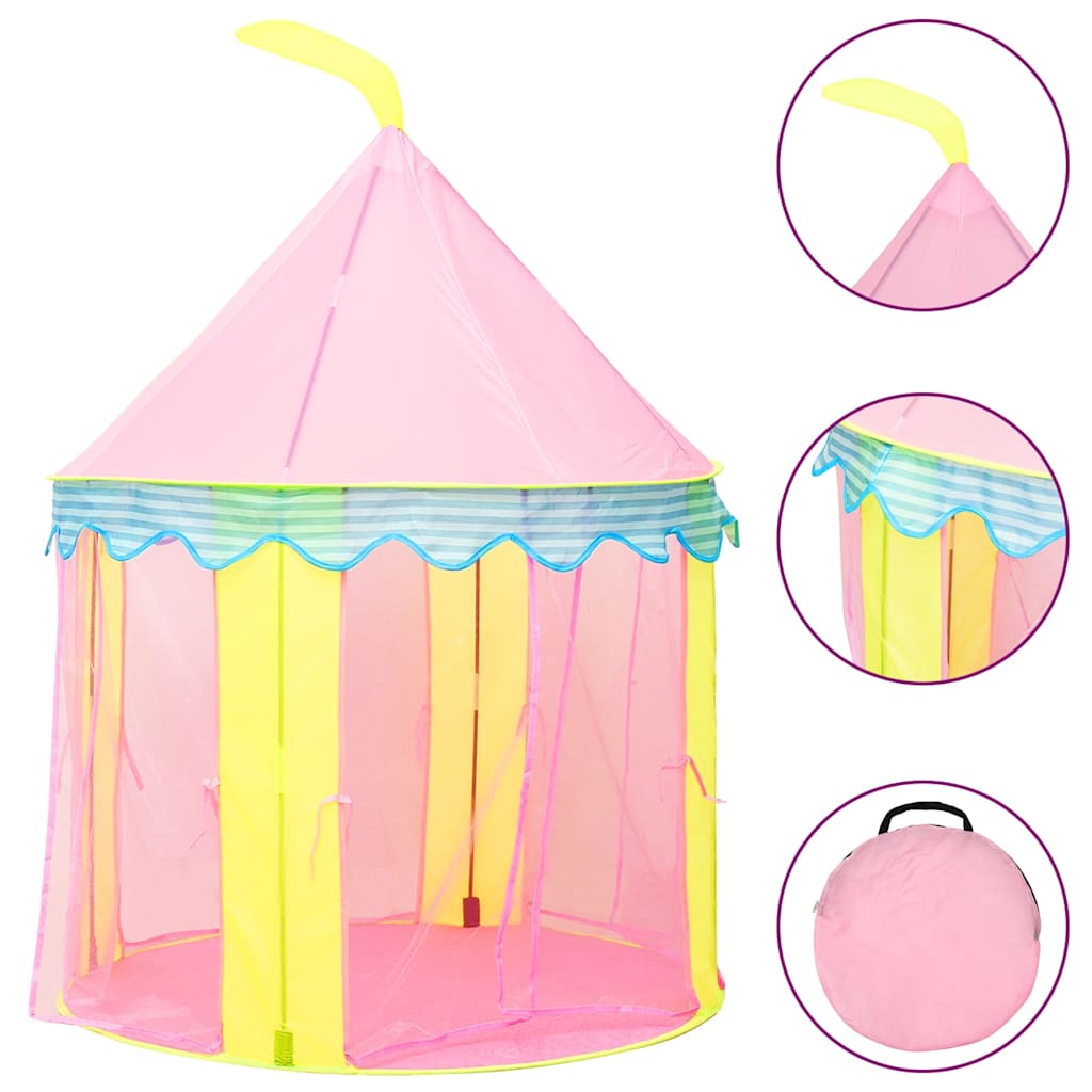 Children Play Tent Pink 100x100x127 Cm VidaXL 13 width=274