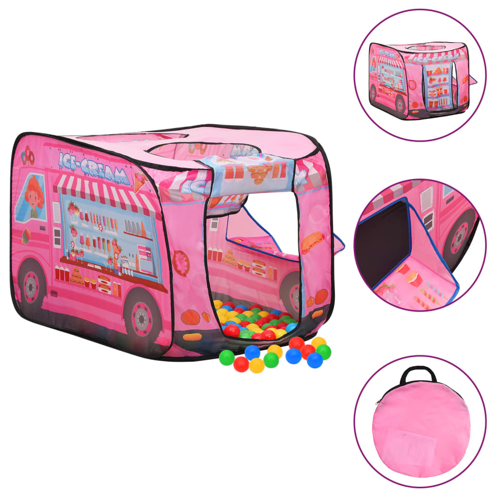 vidaXL Spielzelt für Kinder Rosa 70x112x70 cm