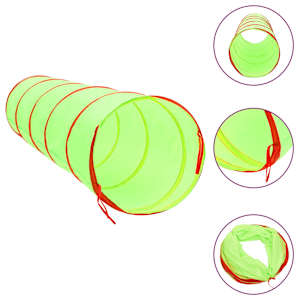 vidaXL laste m&auml;ngutunnel, roheline, 175 cm, pol&uuml;ester