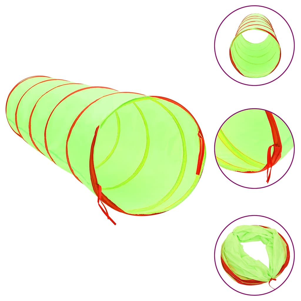 Alternativ bild 1 för VidaXl Lektunnel Grön 175 Cm Polyester