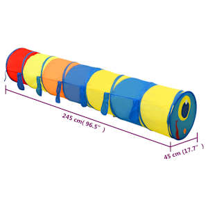 Dětský tunel na hraní vícebarevný 245 cm polyester - obrázek 9