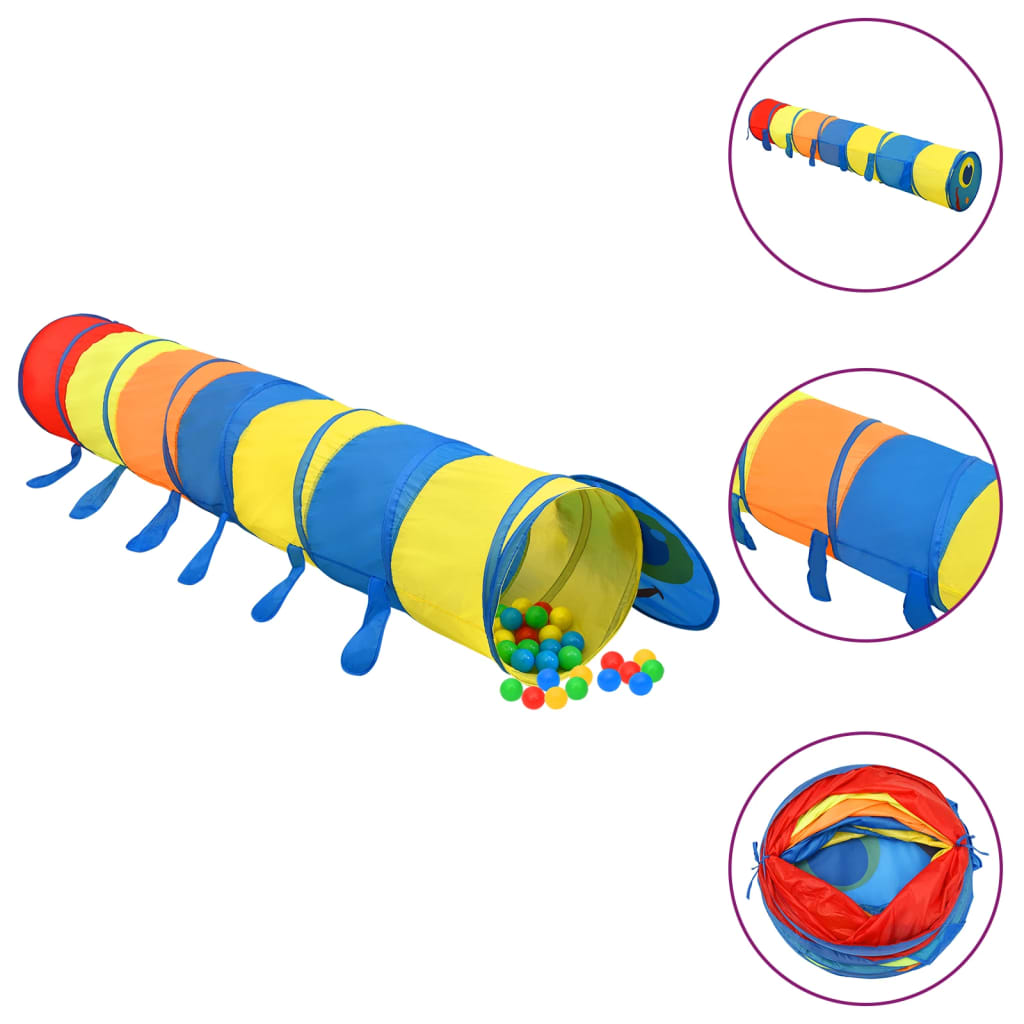 vidaXL Spieltunnel für Kinder Mehrfarbig 245 cm Polyester