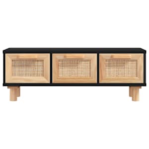 Konferenční stolek černý 80x40x30 cm kompozitní a borové dřevo - obrázek 4