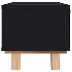 Konferenční stolek černý 80x40x30 cm kompozitní a borové dřevo - obrázek 5