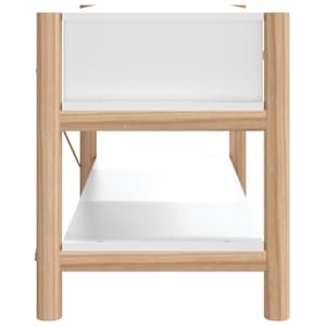 TV stolek bílý 82 x 38 x 45 cm kompozitní dřevo - obrázek 6