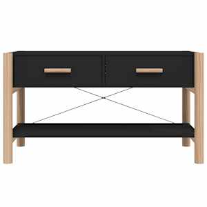 TV skříňka černá 82x38x45 cm kompozitní dřevo - obrázek 5