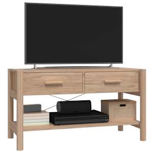 TV skříňka černá 82x38x45 cm kompozitní dřevo - obrázek 4