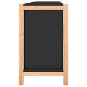 Příborník černý 107x38x60 cm kompozitní dřevo - obrázek 7