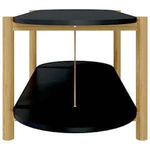 Konferenční stolek černý 110 x 48 x 40 cm kompozitní dřevo - obrázek 6