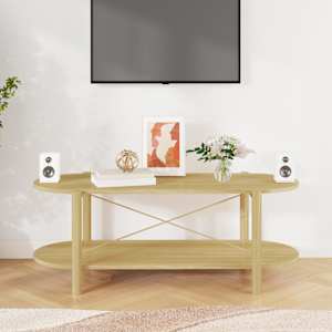 Konferenční stolek 110 x 48 x 40 cm kompozitní dřevo - obrázek 3