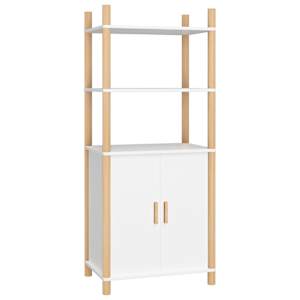 Skříň highboard bílá 60 x 40 x 141 cm kompozitní dřevo - obrázek 2