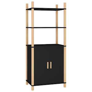 Skříň highboard černá 60x40x141 kompozitní dřevo - obrázek 2