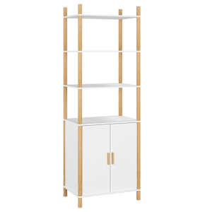 Skříň highboard bílá 60x40x173 cm kompozitní dřevo - obrázek 2