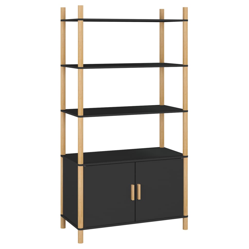 vidaXL Skříň highboard černá 80x40x153 cm kompozitní dřevo