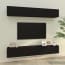  vidaXL 4 db fekete fali TV-szekrény 100 x 30 x 30 cm termék 2. képe