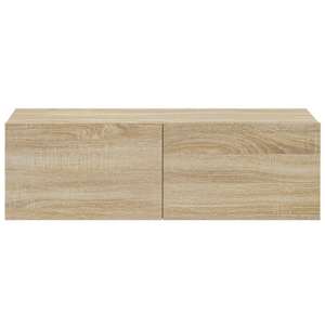 Nástěnné TV skříňky 4 ks dub sonoma 100 x 30 x 30 cm - obrázek 5
