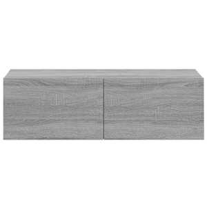 Nástěnné TV skříňky 4 ks šedé sonoma 100 x 30 x 30 cm - obrázek 5