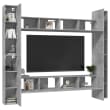 Mobile A Parete VidaXL 80x20x30 Cm In Truciolato Bianco, Per Bagno, Cucina O Ingresso, Facile Da Montare