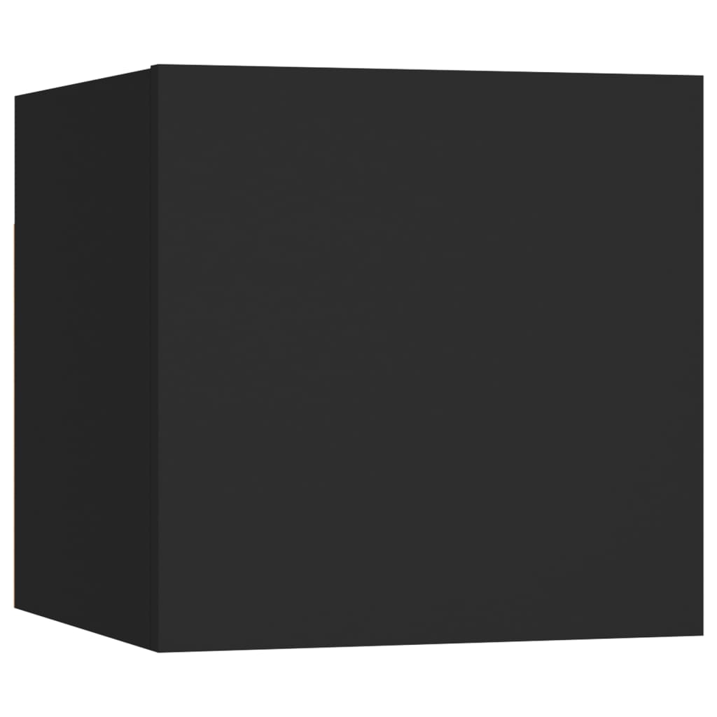 5-częściowy zestaw szafek telewizyjnych, czarny