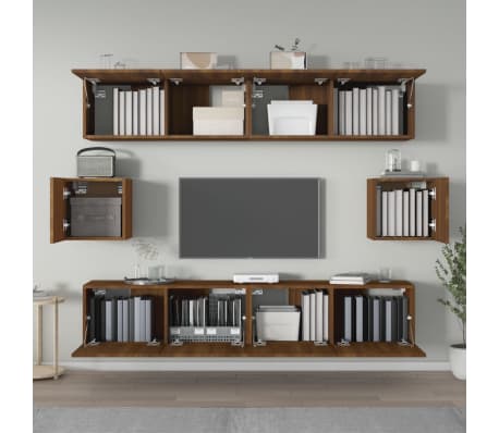 vidaXL &Sigma;&epsilon;&tau; &Epsilon;&pi;ί&pi;&lambda;&omega;&nu; &Tau;&eta;&lambda;&epsilon;ό&rho;&alpha;&sigma;&eta;&sigmaf; 6 &Tau;&epsilon;&mu;&alpha;&chi;ί&omega;&nu; &Kappa;&alpha;&phi;έ &delta;&rho;&upsilon;&sigmaf; &Epsilon;&pi;&epsilon;&xi;. &Xi;ύ&lambda;&omicron;