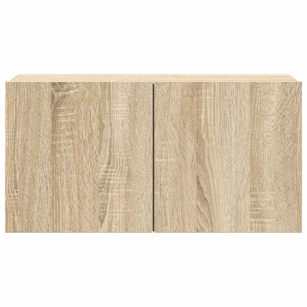 4-osainen TV-kaappisarja Sonoma-tammi tekninen puu - Image 10