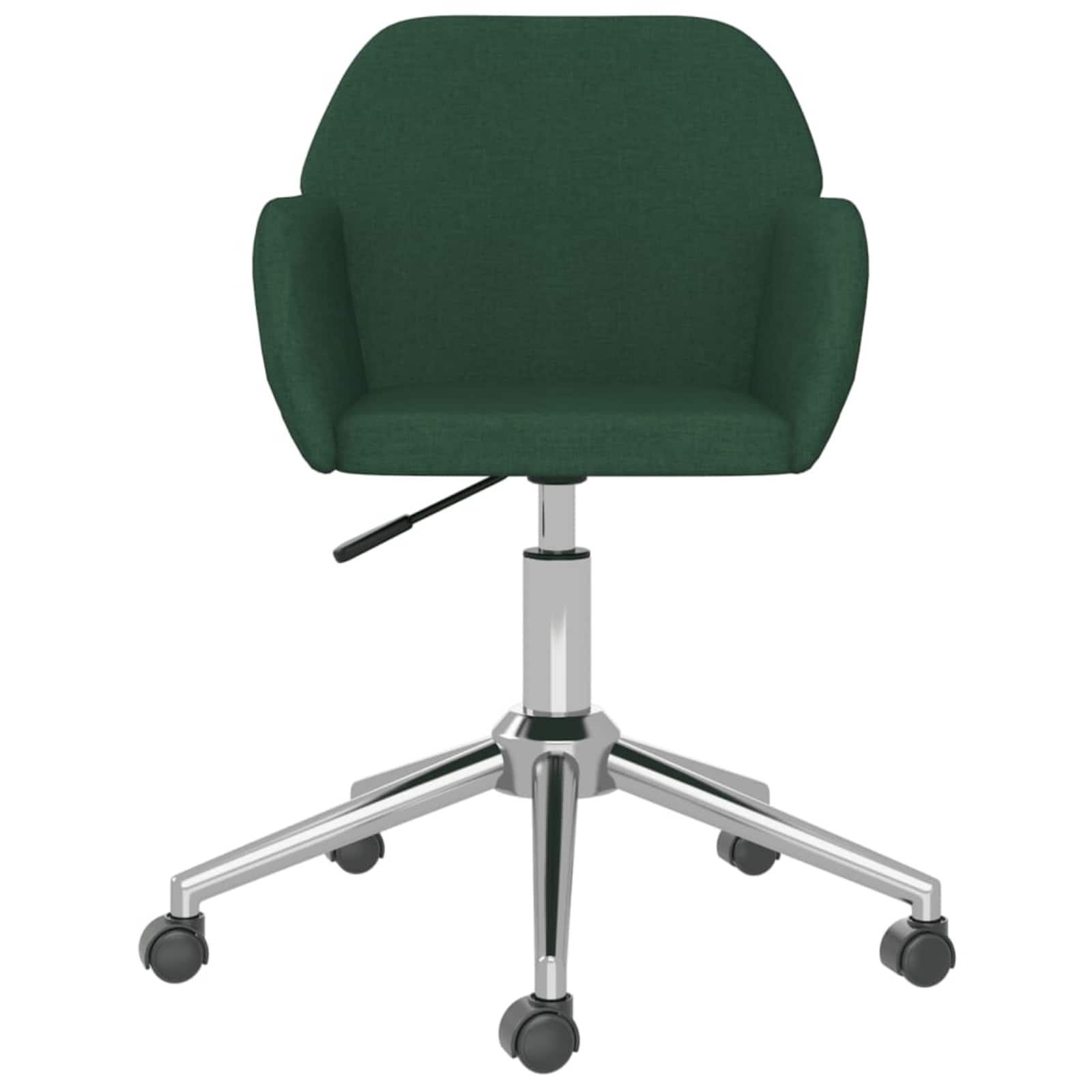 vidaXL Kantoorstoel draaibaar stof donkergroen groen, foto 2