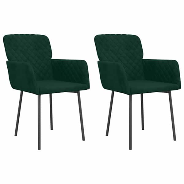 vidaXL s&ouml;&ouml;gitoolid 2 tk, tumeroheline, samet