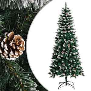 Umělý vánoční stromek se stojanem zelený 150 cm PVC - obrázek 1