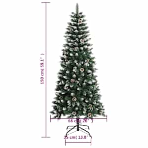Umělý vánoční stromek se stojanem zelený 150 cm PVC - obrázek 9