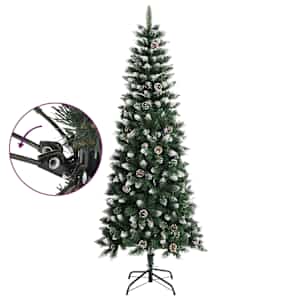 Umělý vánoční stromek se stojanem zelený 210 cm PVC - obrázek 3