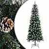 vidaXL kunstkuusk alusega, roheline, 240 cm, PVC