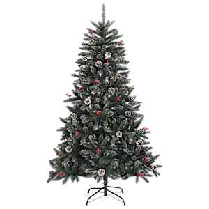 vidaXL Kunstkerstboom met standaard 120 cm PVC groen