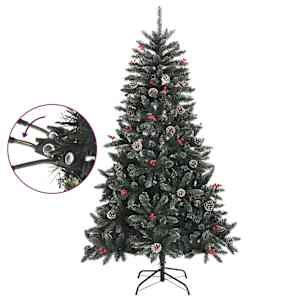 Umělý vánoční stromek se stojanem zelený 150 cm PVC - obrázek 3