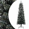 vidaXL kitsas kunstj&otilde;ulukuusk alusega, roheline, 120 cm, PVC