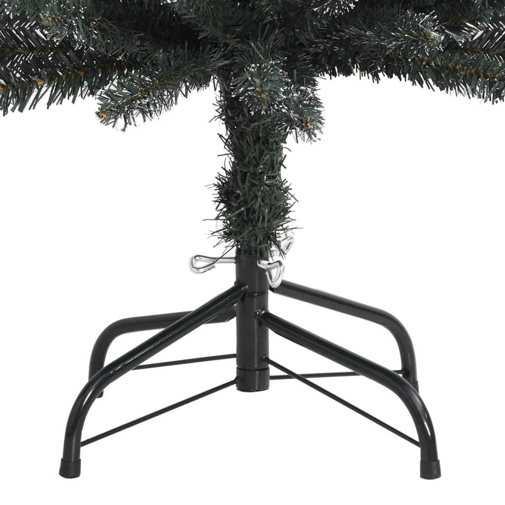 ik klaag Kers Dierbare Kunstkerstboom met standaard smal 150 cm PVC groen - Décor 24