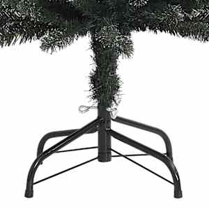 Umělý úzký vánoční stromek se stojanem zelený 150 cm PVC - obrázek 5