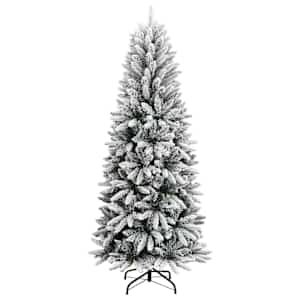 Umělý vánoční stromek se sněhem 120 cm PVC a PE - obrázek 2