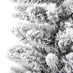 Umělý úzký vánoční stromek zasněžený 180 cm PVC a PE - obrázek 6