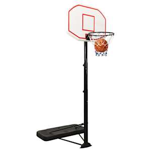 Basketbalový koš bílý 258–363 cm polyethylen - obrázek 9