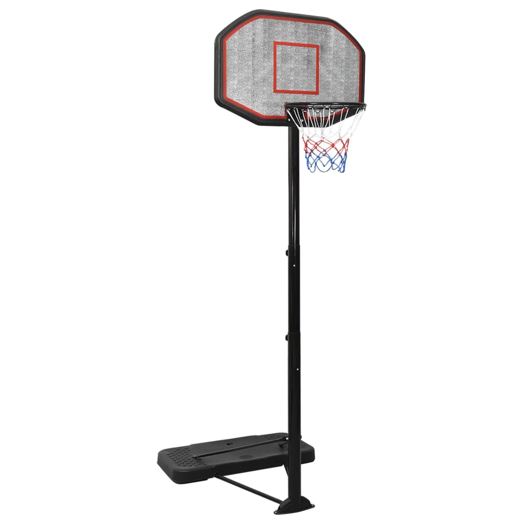 Petrashop  Basketbalový koš černý 258–363 cm polyethylen