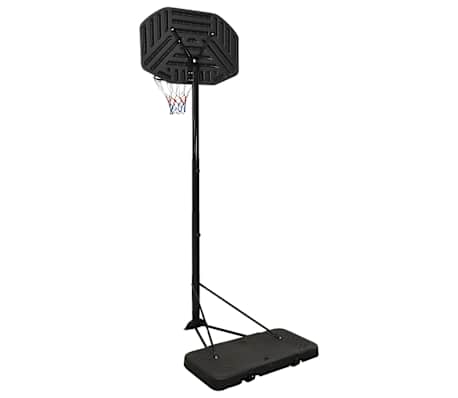 Basketbalstandaard 216-250 cm polycarbonaat transparant
