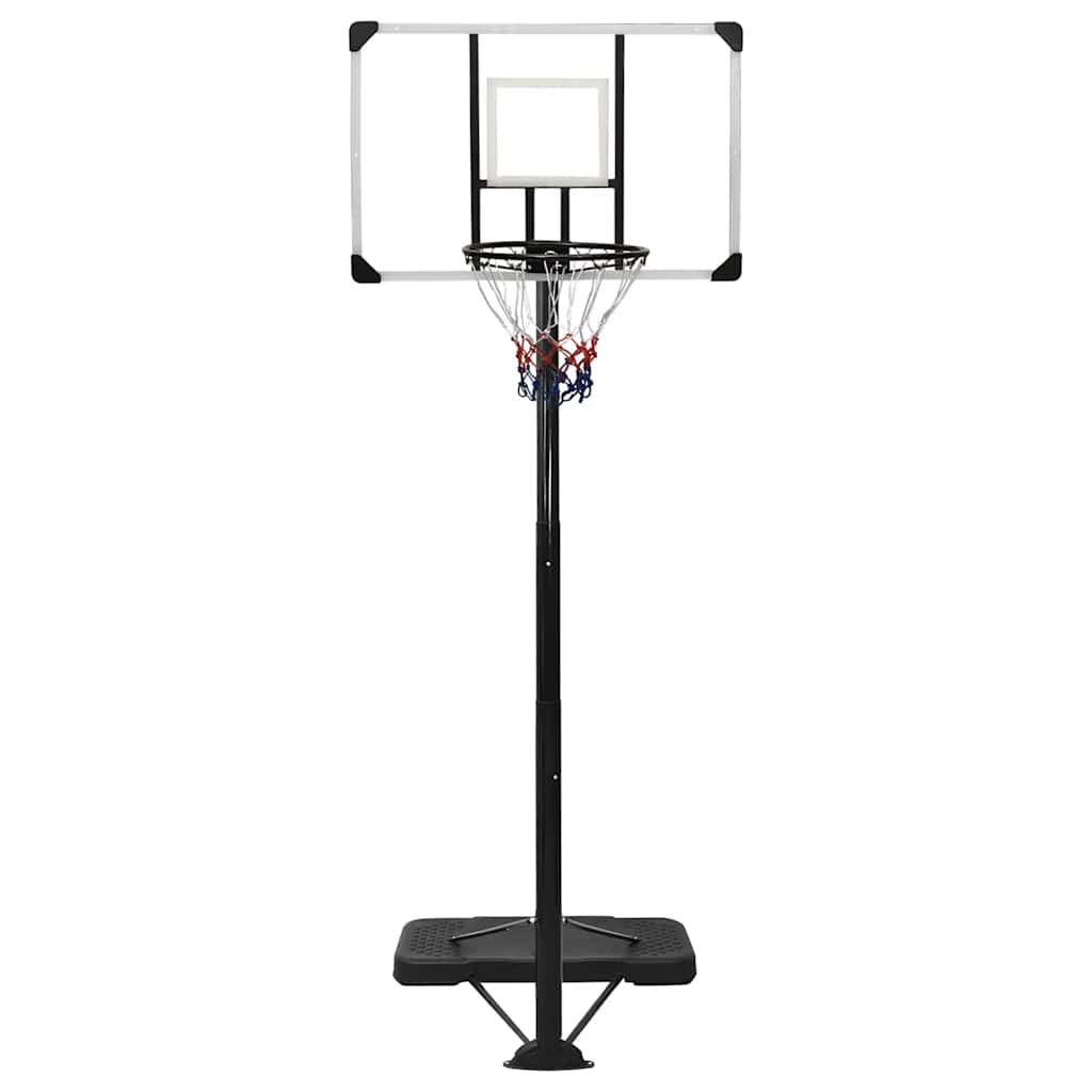 vidaXL Basketbalstandaard 256-361 cm polycarbonaat transparant afbeelding