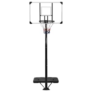 Basketbalový koš s průhlednou deskou 256–361 cm polykarbonát - obrázek 2