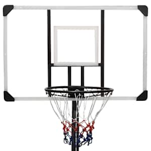 Basketbalový koš s průhlednou deskou 256–361 cm polykarbonát - obrázek 6