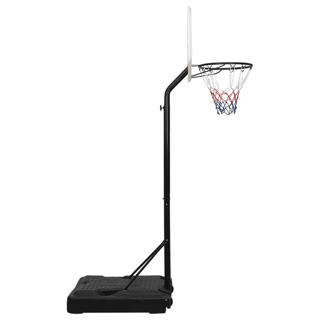  Basketbalový stojan biely 237-307 cm polyetén