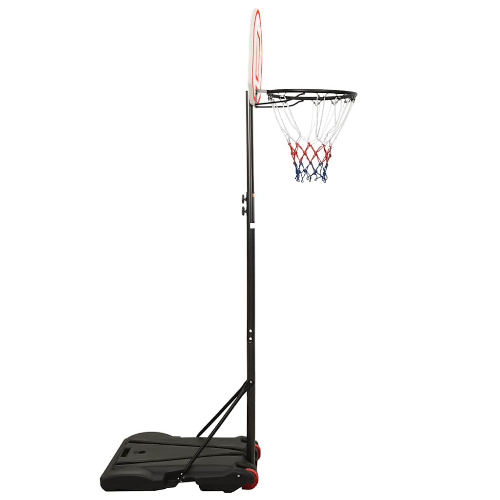 Alternativ bild 3 för VidaXl Basketkorg Med Stativ Vit 216-250 Cm Polyeten