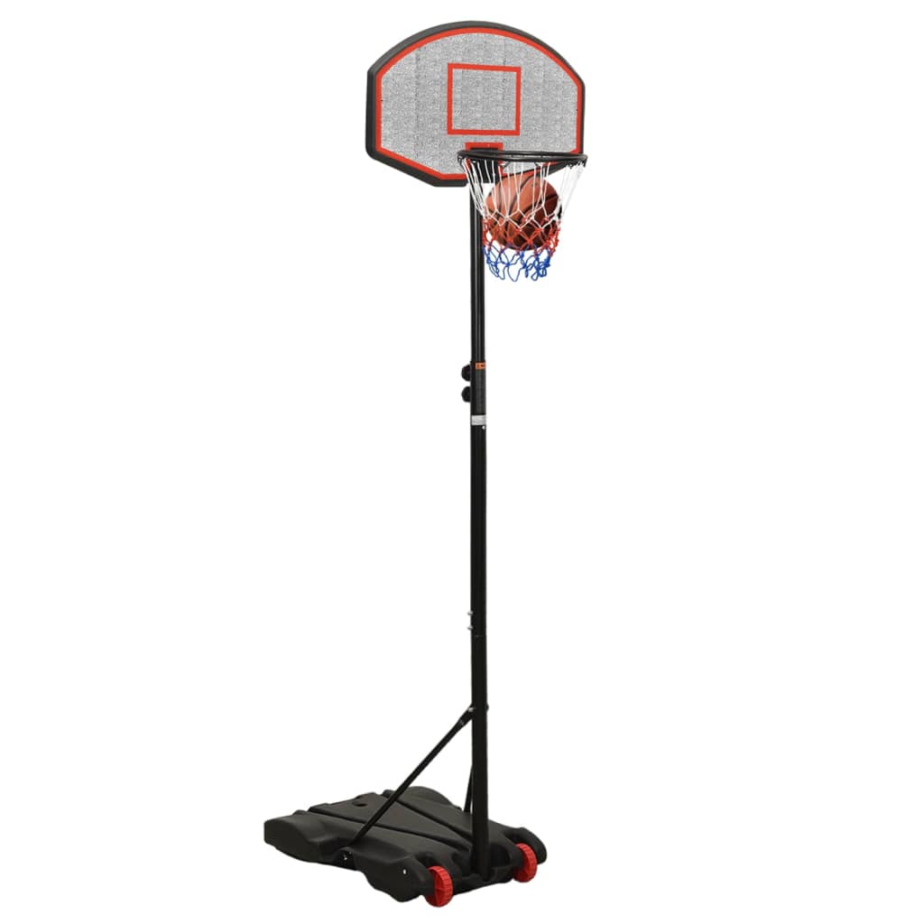  Basketbalový stojan čierny 216-250 cm polyetén